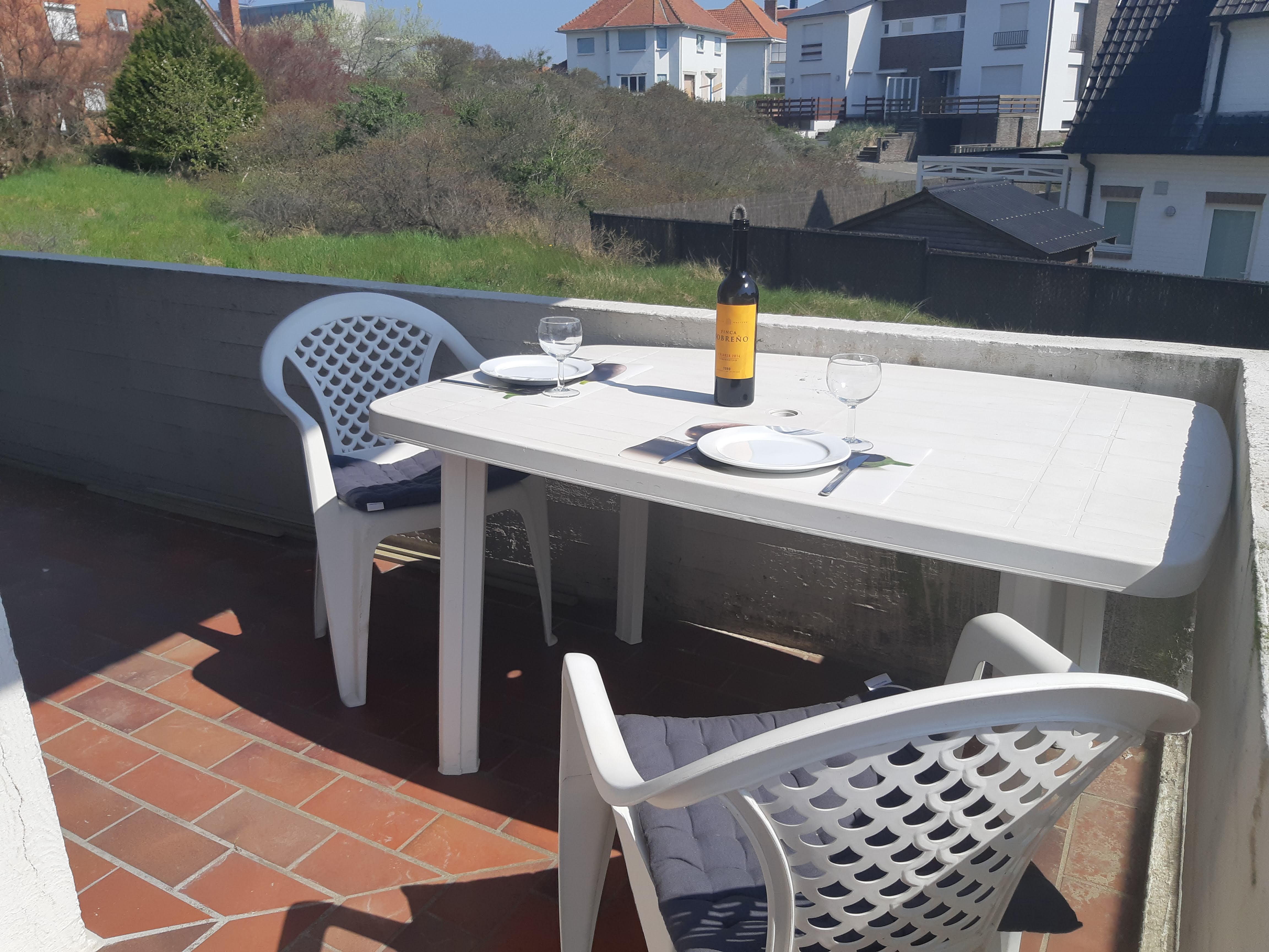 Terras - uitzicht vanaf het terras